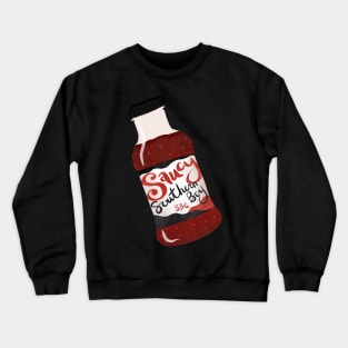 Saucy Southern Boy on yellow Crewneck Sweatshirt